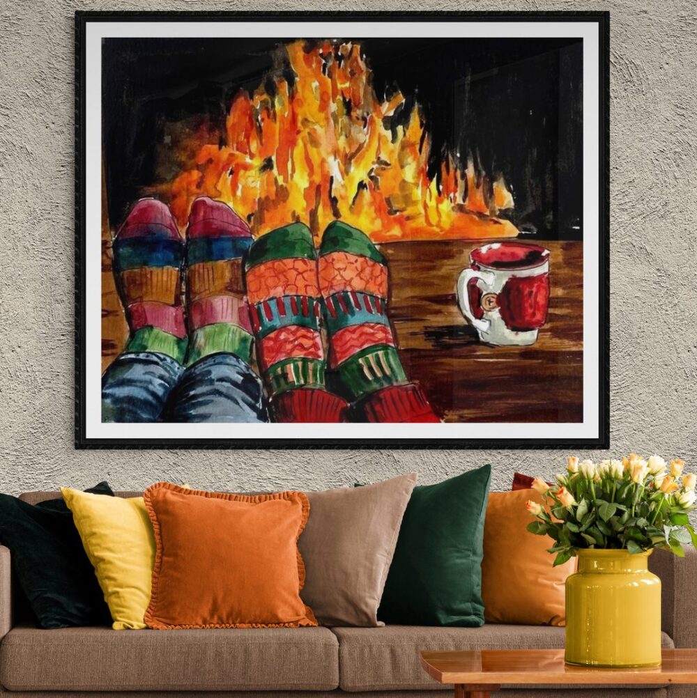 Cozy by the Fire