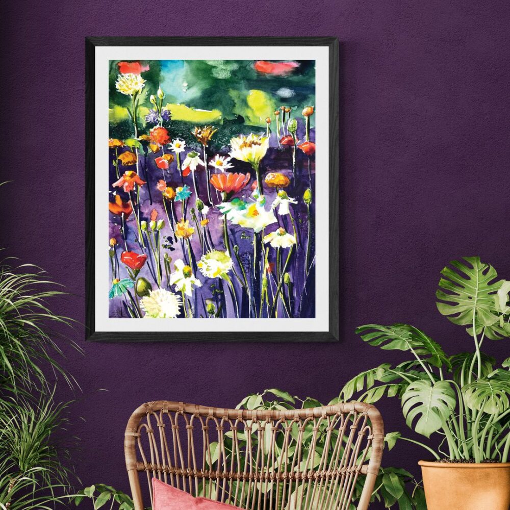 Fall Field of Flowers