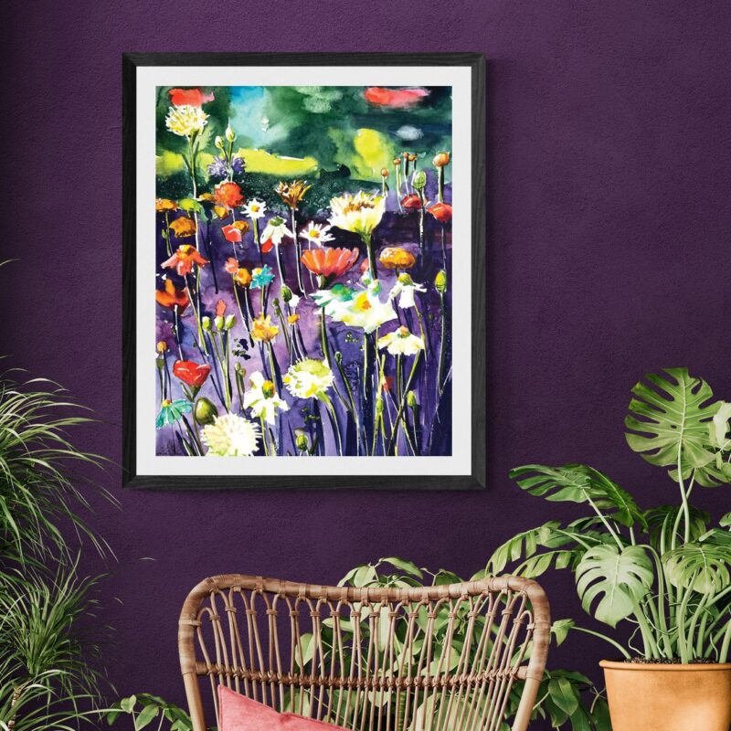 Fall Field of Flowers